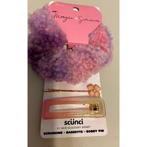 Hair Scrunchie and Barrettes  3-Pieces Scunci Morgan + Simianer